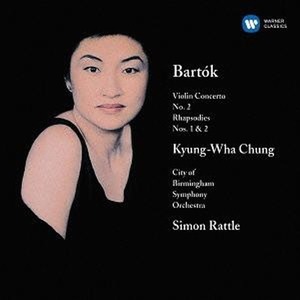 [중고] 정경화, Simon Rattle / Bela Bartok : Violin Concerto No.2, Rhapsody No.1&amp;2 (ekcd0166)