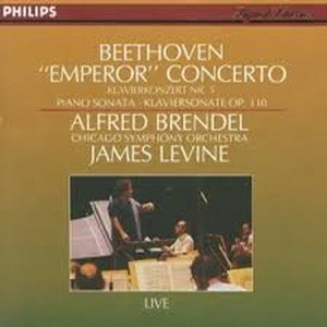 [중고] Alfred Brendel, James Levine / Beethoven : Piano Concerto No.5, Sonata Op.110 (수입/4127892)