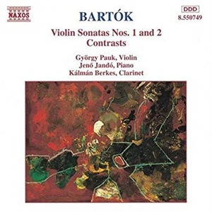 [중고] Gyorgy Pauk, Jeno Jando, Kalman Berkes / Bartok : Violin Sonatas Nos.1 &amp; 2, Contrasts (수입/8550749)