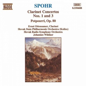 [중고] Johannes Wildner / Spohr : Clarinet Concertos Nos. 1 &amp; 3, Potpourri (수입/8550688)