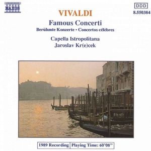 [중고] Capella Istropolitana, Jaroslav Krecek / Vivaldi : Famous Concerti (수입/8550384)