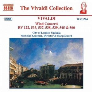 [중고] Nicholas Kraemer / Vivaldi : Wind Concerti (수입/8553204)