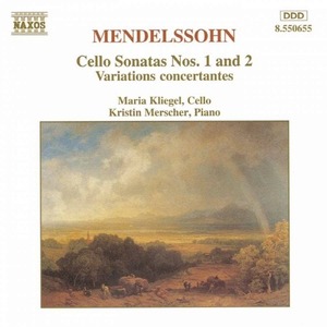 [중고] Maria Kliegel, Kristin Merscher / Mendelssohn : Cello Sonatas Nos.1 &amp; 2 (수입/8550655)