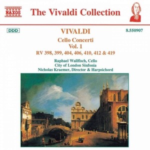 [중고] Raphael Wallfisch / Vivaldi : Cello Concerti Vol.1 (수입/8550907)