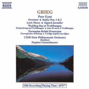 [중고] Stephen Gunzenhauser / Grieg : Peer Gynt, Sigurd Jorsalfar (수입/8550140)