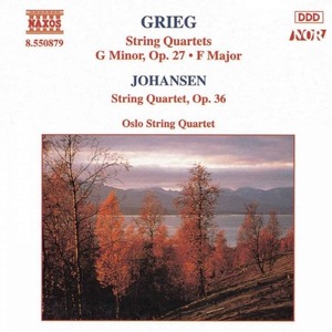 [중고] Oslo Quartet / Grieg, Johansen : String Quartets (수입/8550879)