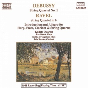 [중고] Kodaly Quartet / Debussy, Ravel : String Quartets (수입/8550249)