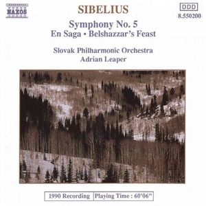 [중고] Adrian Leaper / Sibelius : Symphony No.5 (수입/8550200)