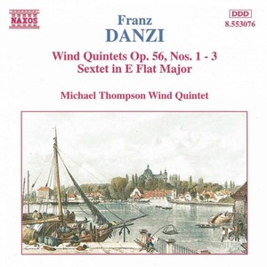 [중고] Michael Thompson Wind Ensemble / Danzi : Wind Quinterts Op.56, Nos1-3, Sextet (수입/8553076)