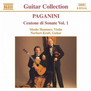 [중고] Moshe Hammer, Norbert Kraft / Paganini : Centone di Sonate Vol.1 (수입/8553141)