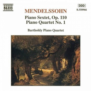 [중고] Bartholdy Piano Quartet / Mendelssohn : Piano Quartet No.1, Sextet, Op.110 (수입/8550966)