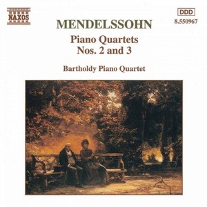 [중고] Bartholdy Piano Quartet / Mendelssohn : Piano Quartets Nos.2 &amp; 3 (수입/8550967)