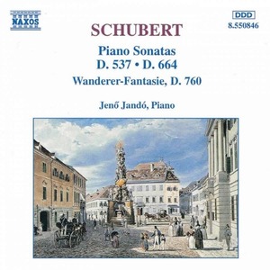 [중고] Jeno Jando / Schubert : Piano Sonatas D.537 &amp; D.664 (수입/8550846)