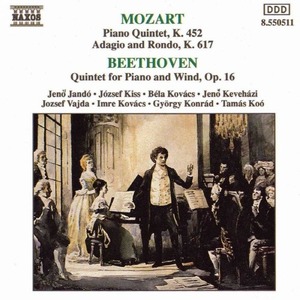 [중고] V.A. / Mozart, Beethoven : Piano Quintets (수입/8550511)