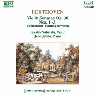 [중고] Takako Nishizaki, Jeno Jando / Beethoven : Violin Sonatas, Op.30, Nos.1-3 (수입/8550286)