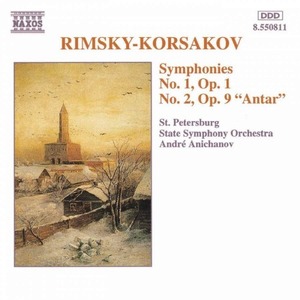 [중고] Andre Anichanov / Rimsky-Korsakov : Symphonies Nos.1 &amp; 2 (수입/8550811)