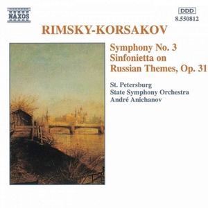 [중고] Andre Anichanov / Rimsky-Korsakov : Symphony No.3, Sinfonietta (수입/8550812)