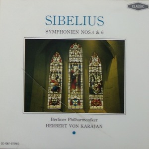 [중고] Herbert Von Karajan / Sivelius : Symphonies Nos.4 &amp; 6 (일본수입/cc1067)