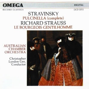 [중고] Christoper Lyndon Gee / Stravinsky : Pulcinella, Strauss : Le Bourgeois Gentilhomme (수입/oovc5012)