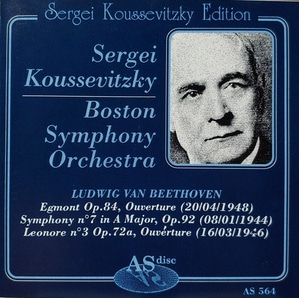 [중고] Sergey Koussevitzky / Beethoven: Symphony No. 7 (수입/564)