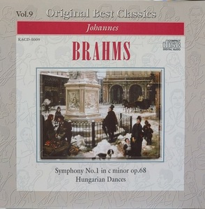 [중고] Karajan / Brahms - Symphony No.1 In C Minor Op.68, Hungarian Dances (kacd5009)