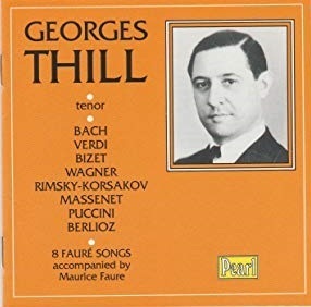 [중고] Georges Thill / German, Italian, Russian and French Opera and Song (수입/gemmcd9947)