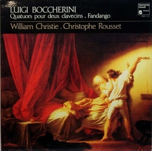 [중고] William Christie &amp; Christophe Rousset / Boccherini : Quartets For Two Harpsichords Fandango (수입/hmc901233)