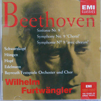 [중고] Wilhelm Furtwangler / Beethoven : Symphony No.9 (cecd0033)