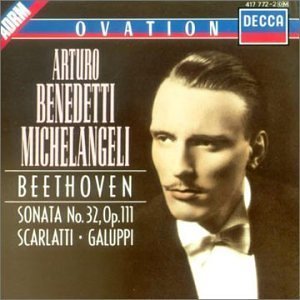 [중고] Arturo Benedetti Michelangeli / Beethoven Sonata No.32, Op.111 (수입/4177722)