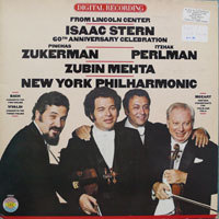 [중고] [LP] Issac Stern, Pinchas Zukerman, Zubin Mehta / Isaac Stern 60th Anniversary Celebration (수입/d36692)