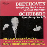 [중고] Wilhelm Furtwangler / Beethoven : Symphony No.9, Schubert : Symphony No.9 (2CD/수입/dcca0004~5)