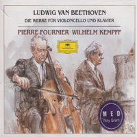 Pierre Fournier, Wilhelm Kempff / Beethoven : DIe Werke fur Violoncello Und Klavier (2CD/미개봉/dg1952)