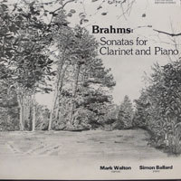 [중고] [LP] Mark Walton, Simon Ballard / Brahms : Sonatas for Clarinet and Piano (수입/evy002)