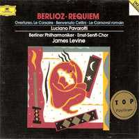 James Levine, Puciano Pavarotti / Berlioz : Requiem. 3 Overtures (2CD/미개봉/dg0524)