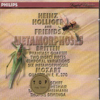 Heinz Holliger &amp; Friends / Britten : Metamorphoses, Mozart : Quartet, etc. (미개봉/dp2547)