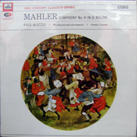 [중고] [LP] Paul Kletzki-Philharmonia Orch. / Mahler: Symphony No.4 in G Major (수입/SXLP30054)