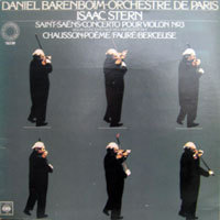 [중고] [LP] Isaac Stern-Violin, Daniel Barenboim - Orche. de Paris / Saint-Saens: Violin concerto No.3 ... (수입,76530)-SW149