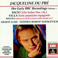 Jacqueline Du Pre / Bach, Falla, Britten - Her Early BBC Recordings Volume 1 (수입/미개봉/7631652)
