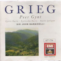 [중고] Sir John Barbirolli / Grieg : Peer Gynt, Lyric Suite (수입/7625132)