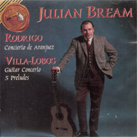 Julian Bream / Rodrigo : Concierto de Aranjuez, Villa-Lobos : Guitar Concerto, 5 Preludes (수입/미개봉/65252rg)