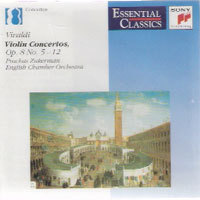 [중고] Pinchas Zukerman / Vivaldi : Violin Concertos Op.8 Nos.5-12 (수입/sbk53513)