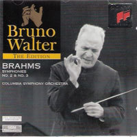 [중고] Bruno Walter / Brahms : Symphonies Nos 2 &amp; 3 (수입/smk64471)