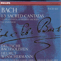 [중고] Helmut Winschermann / Bach : 13 Sacred Cantatas (5CD Box Set/수입/4543462