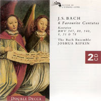 [중고] Joshua Rifkin / Bach : Cantatas Bwv147,80,140,8,51&amp;78 (2CD/수입/4557062)