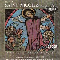 Benjamin Britten / Britten : Saint Nicolas (digipack/수입/미개봉/4756156)