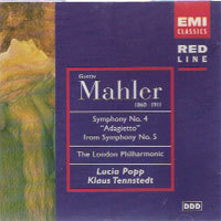 [중고] Klaus Tennstedt / Mahler : Symphony No.4 (수입/724356981720)