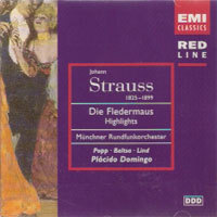 [중고] Placido Domingo / Strauss : Die Fledermaus - Highlights (724356983922)