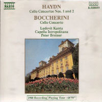 [중고] Peter Breiner / Haydn, Boccherini : Cello Concertos (수입/8550059)