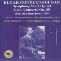 [중고] Edward Elgar / Elgar Conducts Elgar - Symphony, Cello Concerto (수입/ab78771)