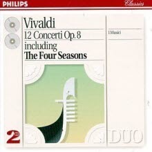 [중고] I Musici, Felix Ayo, Maria Teresa Garatti / Vivaldi : 12 Concerti Op.8 &#039;The Four seasons&#039; (2CD/수입/4383442)